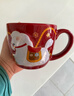 宮廷寶貝故宮文創(chuàng  )小白駒馬克杯咖啡杯水杯陶瓷杯子生日馬年本命年女士禮物 280ml 1只 禮盒+禮袋 曬單實(shí)拍圖