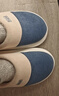 潔麗雅（Grace）棉拖鞋男士秋冬季室內防臭防滑居家保暖厚底踩屎感拖鞋男款冬天 曬單實(shí)拍圖