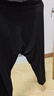 海瀾之家（HLA）男士秋褲男保暖褲男薄款秋冬季線(xiàn)褲10A抗菌防螨抗靜褲打底褲 10A抗菌防螨抗靜電-黑色 L /170(體重110-130斤) 曬單實(shí)拍圖