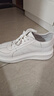 百麗張凌赫同款云跡小白鞋男鞋26秋休閑板鞋 白色-內增高7.5cm 42 曬單實(shí)拍圖