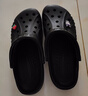 卡駱馳（CROCS）洞洞鞋貝雅男鞋女鞋輕便耐磨一腳蹬拖鞋休閑鞋|10126 黑色-001 43 (270mm) 曬單實(shí)拍圖