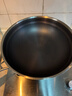 康巴赫新款炒鍋不粘鍋316L不銹鋼炒菜鍋32cm雙面蜂窩平底電磁爐通用 曬單實(shí)拍圖