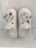 利達妮（TZLDN）eva洞洞鞋女士外穿防滑夏季防臭踩屎感家居家用沙灘涼鞋包頭拖鞋 小熊基地(12個(gè)) 38-39 【標準碼】 曬單實(shí)拍圖