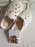 利達妮（TZLDN）eva洞洞鞋女士外穿防滑夏季防臭踩屎感家居家用沙灘涼鞋包頭拖鞋 小熊基地(12個(gè)) 38-39 【標準碼】 曬單實(shí)拍圖