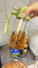 洋臣家用噴倒兩用油噴壺噴油壺空氣炸鍋霧化噴油瓶玻璃自動(dòng)開(kāi)合油壺 噴到兩用油壺470ML【顏色隨機一個(gè)】 曬單實(shí)拍圖