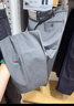 優(yōu)衣庫男裝彈力九分褲/商務(wù)通勤西褲褲子26春夏新款482886 06 鉛灰色 M 曬單實(shí)拍圖