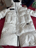 波司登（BOSIDENG）極寒羽絨服鵝絨男女情侶款中長(cháng)款連帽戶(hù)外商場(chǎng)同款外套 灰白水墨迷彩9N12 L 170/92A 體重約130-150斤 曬單實(shí)拍圖