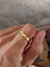 周生生足金攜手同行黃金戒指 情侶款對戒求婚結婚 78208R計價(jià) 14圈 - 4.11克(含工費100元) 曬單實(shí)拍圖