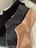 蕉內銀皮3系女士襪子短長(cháng)筒新疆棉7A抗菌防臭吸汗透氣運動(dòng)四季款4雙裝 曬單實(shí)拍圖