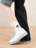 安踏（ANTA）女鞋運動(dòng)鞋板鞋子女2026春季新款輕松厚底小白鞋低幫白色休閑鞋女 象牙白/霜塔灰 37.5 曬單實(shí)拍圖