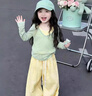 G.duck女童春季套裝2026新款女大童超好看多巴胺三件套兒童洋氣時(shí)髦衣服 背心+上衣+長(cháng)褲 【三件套】 120 曬單實(shí)拍圖