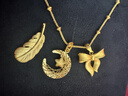 周生生羽毛黃金吊墜 掛墜女不含項鏈生日禮物86820P 計價(jià)2.15克 曬單實(shí)拍圖