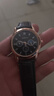正品男士手表高檔休閑石英表簡(jiǎn)約氣質(zhì)男表皮帶高顏值羅馬時(shí)尚腕表 黑色運動(dòng)款 曬單實(shí)拍圖