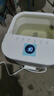 海爾（Haier）泡腳桶恒溫加熱全自動(dòng)按摩足浴盆銀離子抑菌洗腳盆仿真按摩泡腳盆足浴桶節日禮物禮品送男女朋友 【銀離子抑菌/恒溫變頻】電動(dòng)按摩款 曬單實(shí)拍圖