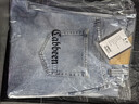 卡賓（CABBEEN）【復古蘭?！颗Ｗ醒澞型ㄓ行湍湍r(shí)尚潮流2026春季寬松直筒長(cháng)褲 天藍色37 30 /175/L 曬單實(shí)拍圖