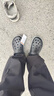 卡駱馳（CROCS）貝雅卡駱班洞洞鞋輕便耐磨一腳蹬休閑鞋女鞋時(shí)尚沙灘鞋|205089 黑色/白色-066 43 (270mm) 曬單實(shí)拍圖