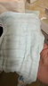 全棉時(shí)代嬰兒口水巾兒童水洗紗布小毛巾洗臉禮盒4條裝 粉藍黃綠25×25cm 曬單實(shí)拍圖