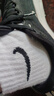 耐克NIKE男女襪子 吸汗透氣運動(dòng)襪 短襪三雙裝DX5074-101白 M 曬單實(shí)拍圖