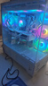 瓦爾基里（VALKYRIE）VK03 LITE WHITE 白色 ATX 游戲電腦臺式機箱 支持360水冷 270°海景房 曬單實(shí)拍圖