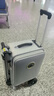 愛(ài)爾威（Airwheel）電動(dòng)行李箱可騎行智能拉桿箱可坐可代步20英寸登機箱 青春版—銀 曬單實(shí)拍圖