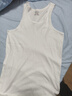 海瀾之家背心男純棉男士背心100%純棉汗衫男寬松大碼老頭衫打底背心男保暖 100%純棉-白色/白色/白色(3件裝) XL -175/100(130-150斤) 曬單實(shí)拍圖