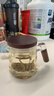憶壺茶玻璃泡茶杯茶水分離耐高溫辦公室茶具三件套一人用泡茶神器 曬單實(shí)拍圖