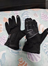 目丸手套男冬季保暖觸屏開(kāi)車(chē)騎車(chē)外賣(mài)摩托車(chē)騎行防風(fēng)冬天露指女棉手套 1#黑色-拉鏈翻指款 曬單實(shí)拍圖