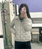 波司登（BOSIDENG）輕薄短款羽絨服女鵝絨無(wú)縫膠囊輕便保暖連帽羽絨內膽 【700+蓬鵝絨】巖石灰-【卡碼拍大】店長(cháng)推薦 M 165/88A 【110斤-140斤】 曬單實(shí)拍圖