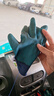 勝麗（SHENGLI） 勞保手套防水耐磨乳膠壓紋薄款透氣園藝手套建筑工地專(zhuān)用款ND120 12副 曬單實(shí)拍圖
