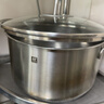 雙立人（ZWILLING）湯鍋不銹鋼燃氣灶電磁爐通用蒸鍋雙耳燉煮鍋Nova Plus 24cm煲湯鍋 曬單實(shí)拍圖