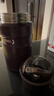 膳魔師（THERMOS） 燜燒杯大容量保溫飯盒316L不銹鋼悶粥杯燜燒罐保溫桶飯桶TCLE 咖色 720ml 曬單實(shí)拍圖