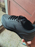 安踏男鞋運動(dòng)鞋男春夏季軟底耐磨防潑水皮面跑步鞋減震戶(hù)外休閑鞋子男 【推薦款-防潑水皮面】5529-6黑 42 (260mm) 曬單實(shí)拍圖