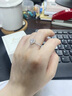 予心鉆約18K金人工培育鉆石戒指鉑金愛(ài)心鉆戒心形求婚結婚1克拉情人節禮物 PT950鉑金【D色/VVS/3EX/上海IGI證書(shū)】 1克拉 曬單實(shí)拍圖