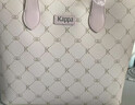 Kappa卡帕 正品托特包女小眾大容量通勤單肩包百搭電腦包生日禮物 桃氣奶芙粉禮盒套裝 曬單實(shí)拍圖