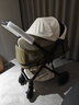 InnoTruth嬰諾嬰兒車(chē)睡籃推車(chē)二合一0-3歲用折疊輕便可坐可躺帶減震嬰幼兒 4代青芥綠【二合一】推車(chē)+睡籃 曬單實(shí)拍圖