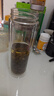 富光 男女士雙層玻璃杯 水杯 支持團購定制 304杯子泡茶杯400ML黑 曬單實(shí)拍圖