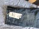 三彩2026春季新款修身微喇牛仔褲水洗喇叭褲休閑長(cháng)褲通勤Z 霧霾藍 S 155/64A 曬單實(shí)拍圖