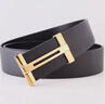 愛(ài)馬仕(Hermes)男腰帶男士皮帶H自動(dòng)扣腰帶青年商務(wù)休閑方格紋送禮褲帶潮洗護保養 金色扣-荔枝紋 110cm 曬單實(shí)拍圖