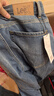 Lee26春夏新品標準中腰726直筒牛仔褲男中藍色 中藍色 33 曬單實(shí)拍圖
