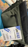 Lee斜挎包男單肩包女學(xué)生休閑通勤運動(dòng)挎包小背包郵差工裝包 黑綠色  曬單實(shí)拍圖