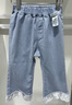 巴拉巴拉【商場(chǎng)同款】寶寶褲子女童牛仔褲夏季薄款甜美潮 牛仔淺藍88101 110 曬單實(shí)拍圖