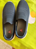 足力健老人鞋中老年休閑軟底散步鞋送禮物輕便爸爸鞋26117043J休閑藍 43 曬單實(shí)拍圖