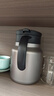 京東京造保溫壺 燜茶暖水壺【陶瓷內膽】茶水分離辦公室泡茶悶泡壺 灰色1L 曬單實(shí)拍圖