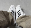 阿迪達斯adidas三葉草貝殼頭SUPERSTARII男女休閑鞋 IH8659 37碼 曬單實(shí)拍圖