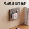 飛利浦（PHILIPS）迷你轉換器一轉五電源插頭插座多功能無(wú)線(xiàn)擴展插排1A1C 曬單實(shí)拍圖
