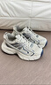 奧古獅登（Agsdon）老爹鞋女春季新款復古厚底增高運動(dòng)鞋女休閑鞋 W243368 灰藍 38 曬單實(shí)拍圖