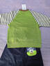 馬·拉丁童裝兒童衛衣潮酷小孩撞色拼接簡(jiǎn)潔216026505V 牛油果綠 120 曬單實(shí)拍圖