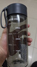 富光夏季女運動(dòng)水杯兒童便攜杯男夏天塑料杯隨手杯子 灰黑色 550ml 曬單實(shí)拍圖
