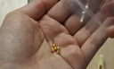 洲足金999金珠黃金小金珠金豆古法金珠DIY配件散珠隔珠路路通轉運珠 3mm金珠  合單滿(mǎn) 0.16g 包郵 單顆約0.02g 曬單實(shí)拍圖