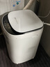 奧克斯（AUX）迷你洗衣機 全自動(dòng)小型嬰兒兒童寶寶內衣波輪洗衣機 帶甩干烘干洗脫一體 【國補】6KG洗脫容量白色【母嬰專(zhuān)用】 波輪 曬單實(shí)拍圖